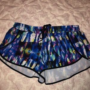 Fun pattern running shorts